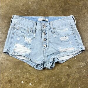 Abercrombie & Fitch Blue Jean Shorts Distressed Cut-Offs
Size: 2